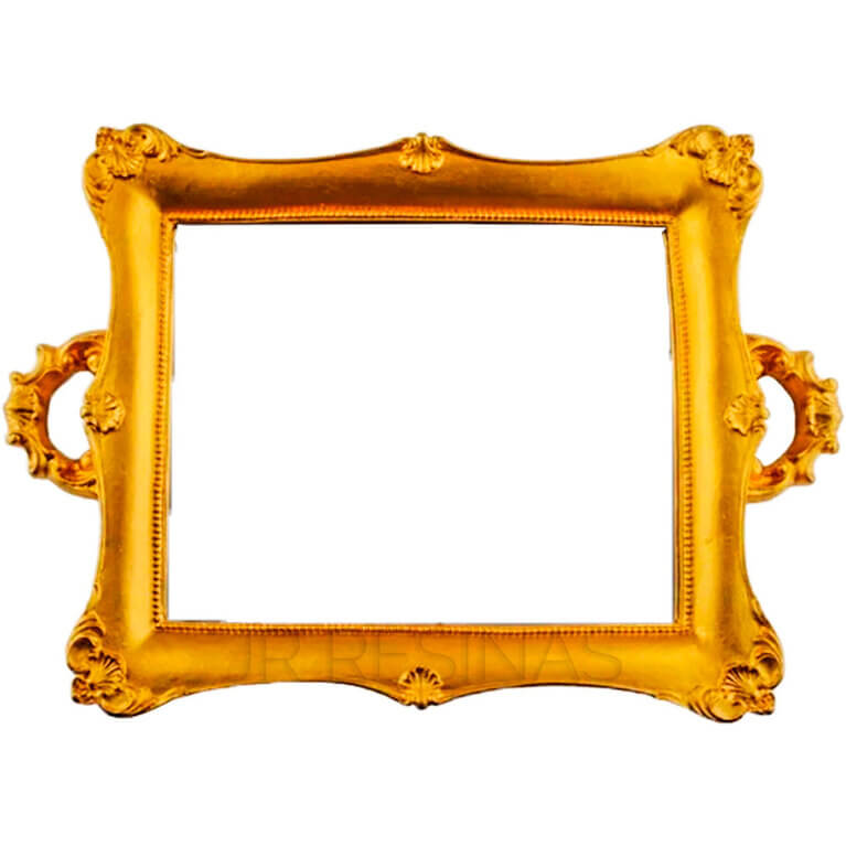 Bandeja M L - Dourada - Sem Espelho